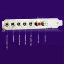 5.1 Sound Card PCI Express PCI-E Built-In Double Output Interface for PC Wi