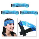 3 Pack Hot Cold Ice Pack Migraine Relief Gel Wrap with Adjustable Strap