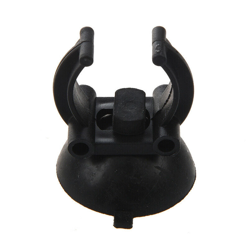 2 Pcs Black Suction Cup Airline Clips Holders for Aquarium