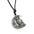 Goddess Crescent Moon Pendant Owl Wicca Star Pagan Amulet Talisman Necklace H7