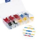 102PCS Electrical Assorted Insulated Wire Cable Terminal Crimp Connector S KLB