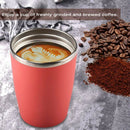 Portable Manual Coffee Grinder, Adjustable Single Cup Coffee Maker Ceramic