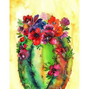 5D DIY Full Round Drill Diamond Painting Abstract Flowers Embroidery (B952)
