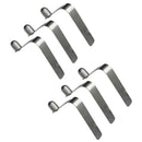 6Pcs Kayak Paddle Spring Clips Tent Pole Clips Snap Button Tube Single Pin