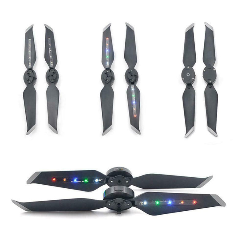 1 Pair Propellers LED Light Accessories Night Fly Kit For DJI Mavic Pro Platinum