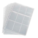 30pcs Game Card Storage Collection Page Game Card Sleeves Album Card Cover