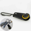 Pocket Mini Steel EDC Tool Military Zipper Outdoor Self Survival Defense; W0M5