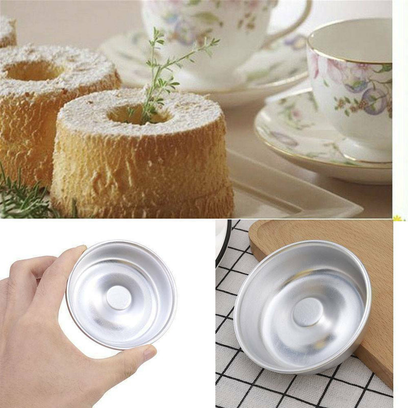 1* Hollow Chiffon Cake Mold DIY Donut Pan Baking Tin Ring Aluminum Alloy HOT