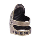 Retro Finger Protector Thimble Ring Handworking Needle Sewing Accessories(S A