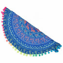 Stylish Large Mandala Floor Pillows Case Round Bohemian Meditation Cushion  F8T8