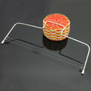 Utility Cake Slicer Cutter&Levelling Adjustable wire Saw blade Leveller f. Baker