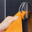 Point Strong Self-Adhesive Towel Rack Stainless Steel Semi-Circular Wall To U8K7