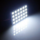 4X White 24 SMD 5050 LED Car Interior Dome Light T10 BA9S Festoon Panel  ZSV