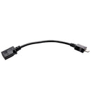 2pcs Micro USB Male to Mini USB Female Data Sync & Charge Adapter Cable %o
