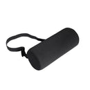 Travel Lumbar Roll Black For Car Seat Office Chairs Pillow Low Back Support Home
