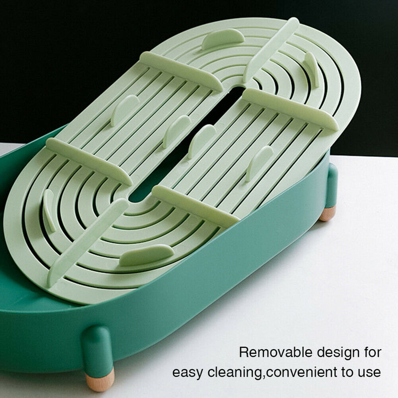 Nordic Tea Cup Plate Drain Tray Kitchen Tools Holder Organizer Vegetable Fruit