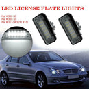 2pcs LED License Plate Lights for W211 W203 5D W219 R171 Number Plate Lamps