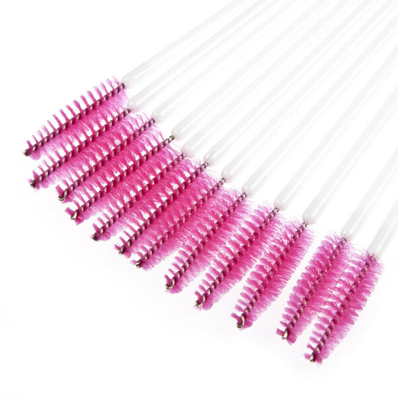 50PCS Disposable Eyelash Brush Mascara Wands Applicator Spoolers Makeup(6)