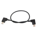 2 Pieces Right Angle USB Type-C Male to Male, Data Sync Extension Cable Short