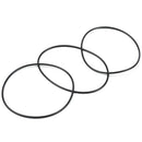 O-rings, 5 pieces, black, rubber, 105 x 100 mm