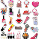 50Pcs Girls Beauty Cosmetics Skateboard Stickers Laptop Luggage Phone Deca_RSE