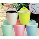 5 Pieces Sturdy Plastic Self-watering Wall Hanging Planters Flower Pot Outdoor