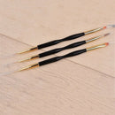3 Piece Set Nail Art Pen Double Headed, Nail UV Gel Painting Brush Stick Ma