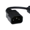 1Pc Pdu Ups Power Cord Cable, Iec 320 C14 To C13 With On/Off Switch 30Cm3cU