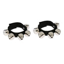 Finest 2Pcs Metal Hand/Foot Wrist Shaker 5 Jingle Bells KTV Party Accompaniment