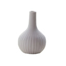 2 Pieces White Ceramic Vase Ornamental Flower Vase Home Centerpieces Decor