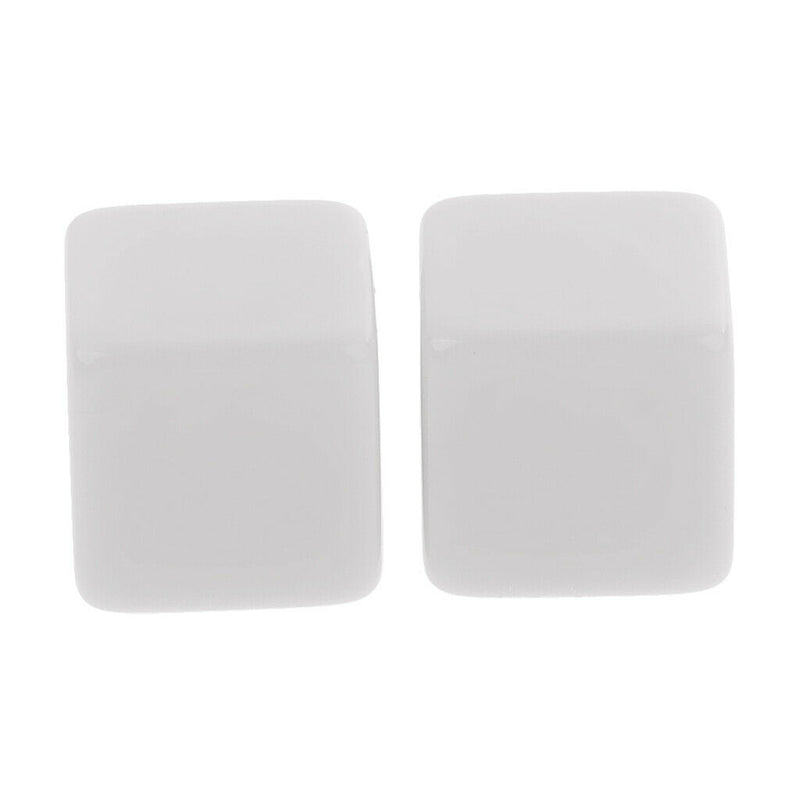 25 Pieces Standard Size Blank Dice D6 Six Sided Dungeons & Dragon RPG Party