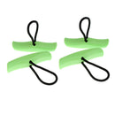 4x Green Nylon Kayak Canoe Boat Toggle Pull Carry Loop Handle Cord Accessory