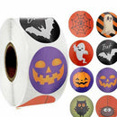 500pcs/roll Halloween Stickers Seal Label Christmas Decoration Sealing SticSEAU