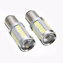 2x BA15D P21W 1157 33SMD LED Car Backup Reverse Head Light CANBUS Bulb