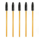 Black Disposable Mascara Wands Bulk Eyelash Extensions Makeup Brushes Eye B X1E2