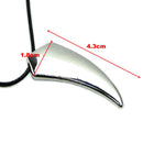 Pop Men's Jewelry Stainless Steel Titanium Wolf Tooth Pendant Necklace Gift Hot!