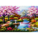 5D DIY Full Drill Diamond Painting Park View Cross Stitch Embroidery Mosaic