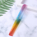 Anti-Static Rainbow Hair Comb Double Head Entangled Hair Styling Tool (3) A