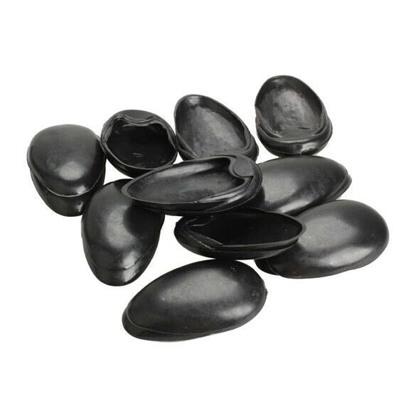 10 Pairs Black Plastic Hairdressing Dye Coloring Ear Cover Shield Protector A