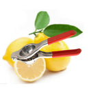 Stainless Steel Non-slip Plastic Handle Manual Lemon Squeezer red