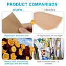 100Pcs Unbleached Parchment Paper, Precut Baking Liners Sheets Paper,12 X 1