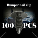 100Pcs Car Fastener Clips 8mm Bumper Rivets Screws Panel Push Fastener Rivet Kit