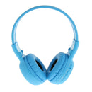 Foldable Music  Headsets w/ Wired Mode for PC/ Cell Phones Blue