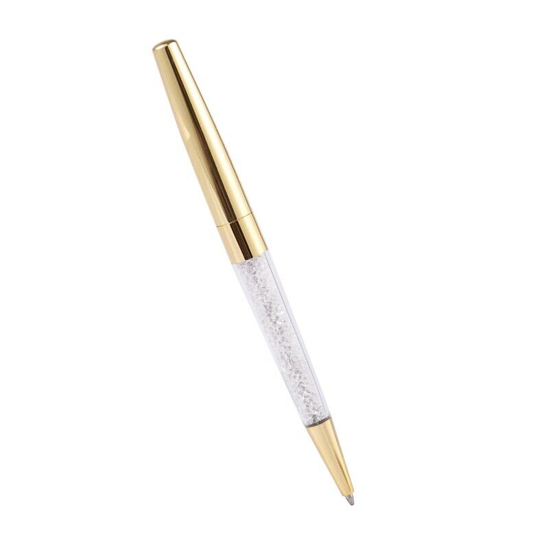New Lady Student Lovely Acrylic Crystal Pen With Acrylic Cristales Elements F1I4
