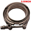 3.5'' Stainless Steel Dump Pipe Turbo Exhaust V-band Clamp Kit 304 Stainless