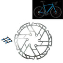 140mm Bike Bicycle Disc Brake Rotor with 6 Bolts Lightweight Stainless Steel