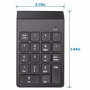 Sans fil 2.4 G Mini USB 18 touches numÃ©riques pavÃ© numÃ©rique clavier pour PC OZ