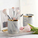 Ceramic Makeup Brush Holder Dresser Cosmetic Organizer Women Girl