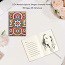 DIY Mandala Special Shaped Diamond Painting 50 Pages A5 Diary Book Notebook
