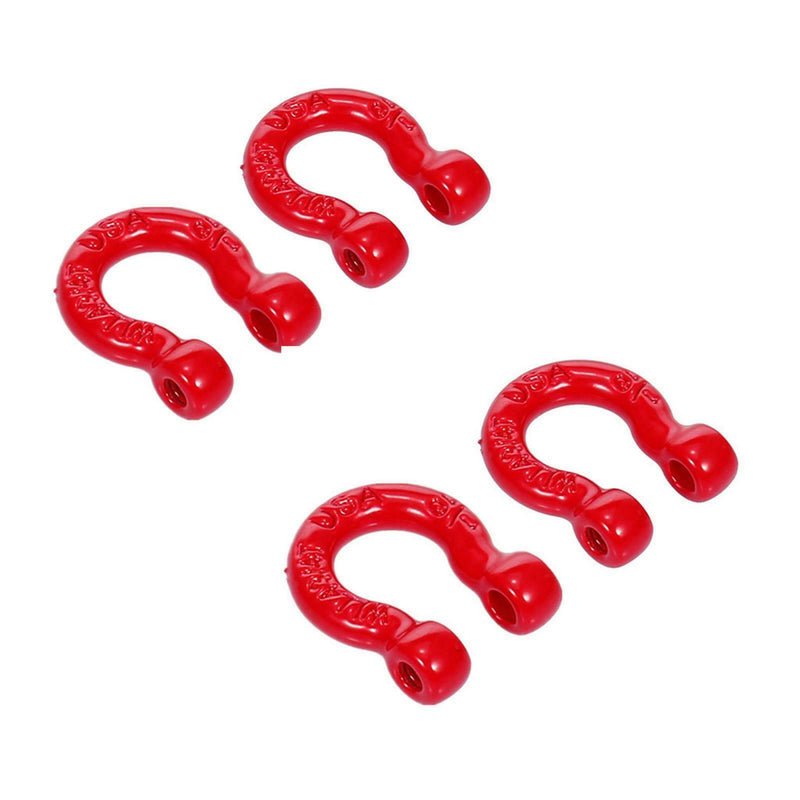 1/10 RC Truck 3 in 1  Equipment Winch Snatch Block D-Ring Shackle Hook Tow Chain